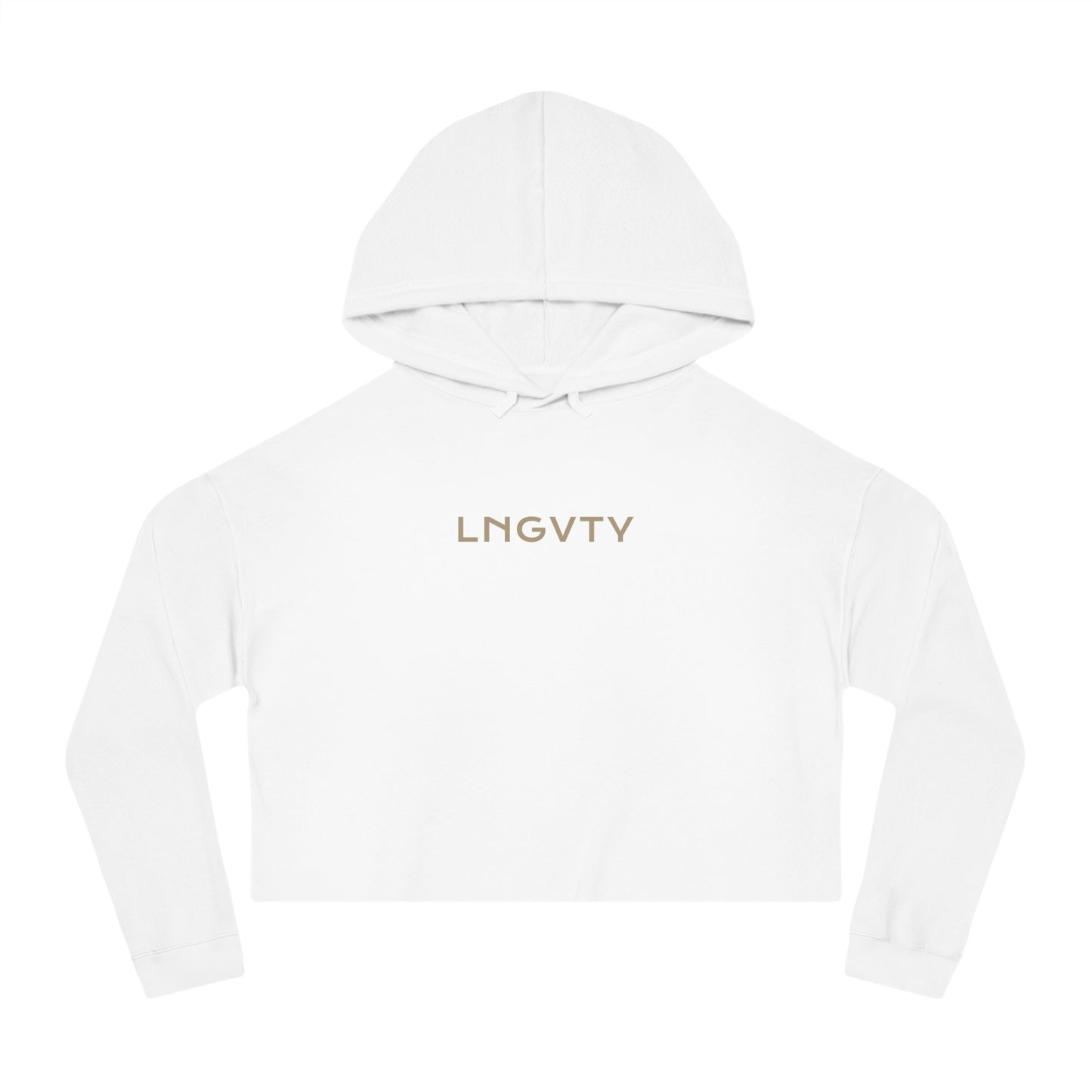 Lngvty Women’s Cropped Hooded Sweatshirt